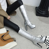 Party Style Knee Platform High Heels Boots
