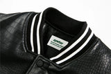 Winter Streetwear Thick Patchwork Varsity Leater Jacket