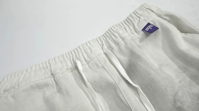 Streetwear High Street Patched Wide Leg Jeans