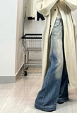 Y2K American Style Patchwork Denim Jeans
