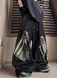 Streetwear Personalized Cargo Wide Leg Jeans