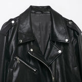 Premium Black PU Leather Motorcycle Jacket