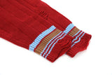 Y2K Knitted Holes Striped sweater