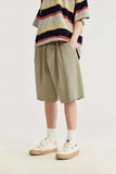 Elegant Pleated Suit Jorts