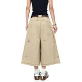 Streetwear Retro Vintage Cool Knee-Length Jorts