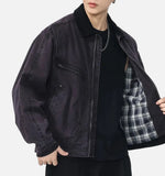 Y2K Cityboy Style Washed Denim Jacket