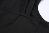 Halter Slim Top Removable Sleeves