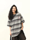 Striped Tie Dye Retro T-Shirt