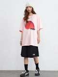 Women Retro Sweet Strawberry Graphic T-Shirt