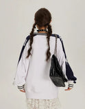 Vintage Cozy American Letter Print Sweatshirt