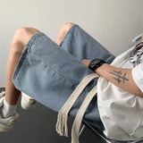 Vintage Korean Style Casual Relax Denim Short
