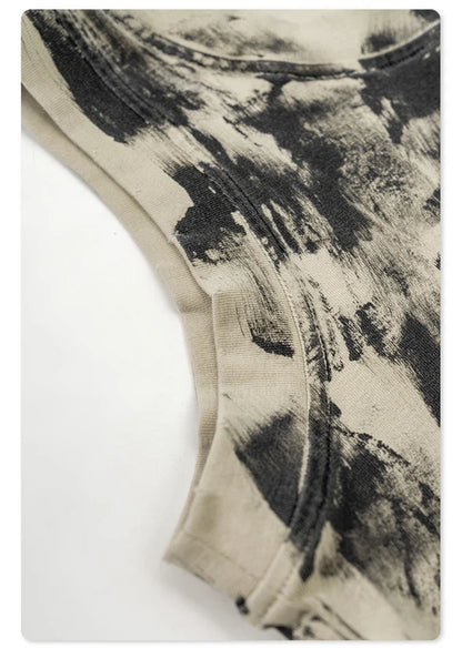 Sleeveless Washed Crop Top