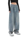 Wide Leg Baggy Denim Pants