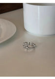 Romantic Pearl  Double Layer Star Ring