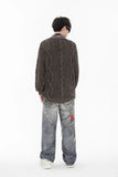 Twisted Cable Knit Sweater