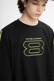 Y2K Infinity Color Block Sports T-Shirt