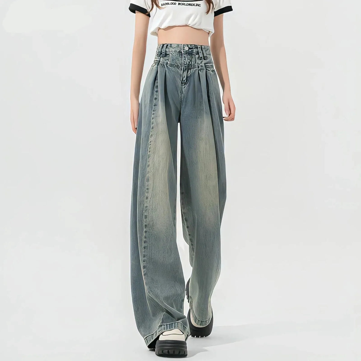 Vintage Loose High-waist Jeans
