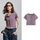 Casual Summer Short Sleeve Women T-Shirt