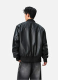 Classic Stylish Hip Hop Windproof Leather Jacket