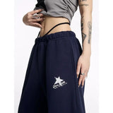 Women High Waist Wide Leg Jogging Sweatpants