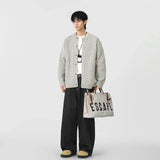 Chic Ribbed Knit Button Front Cardigan