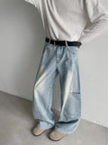 Iconic Blue Washed Baggy Denim Jeans