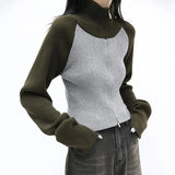 Versa Knits High-Collar Sweater