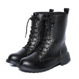 Luxury Modern Thick-Soled Strap Boots