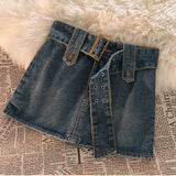 Vintage Denim Mini Skirts