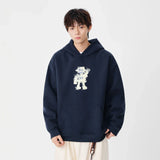 Long-lasting Robot Print Casual Hoodie