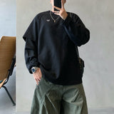 Oversized Lightweight Fake Two Piece Sweatshirt