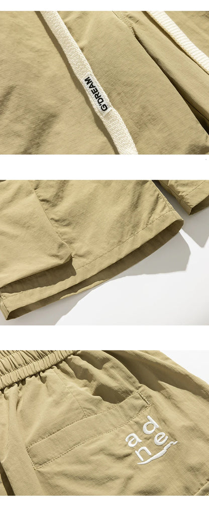 Solid Utility Cargo Shorts