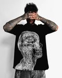 Punk Hip Hop Gothic Loose Short Sleeve T-Shirt