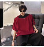 Versatile Stylish Color Contrast Short Sleeve T-Shirt