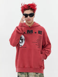 Vintage Washed Eyes Graphic Hoodie