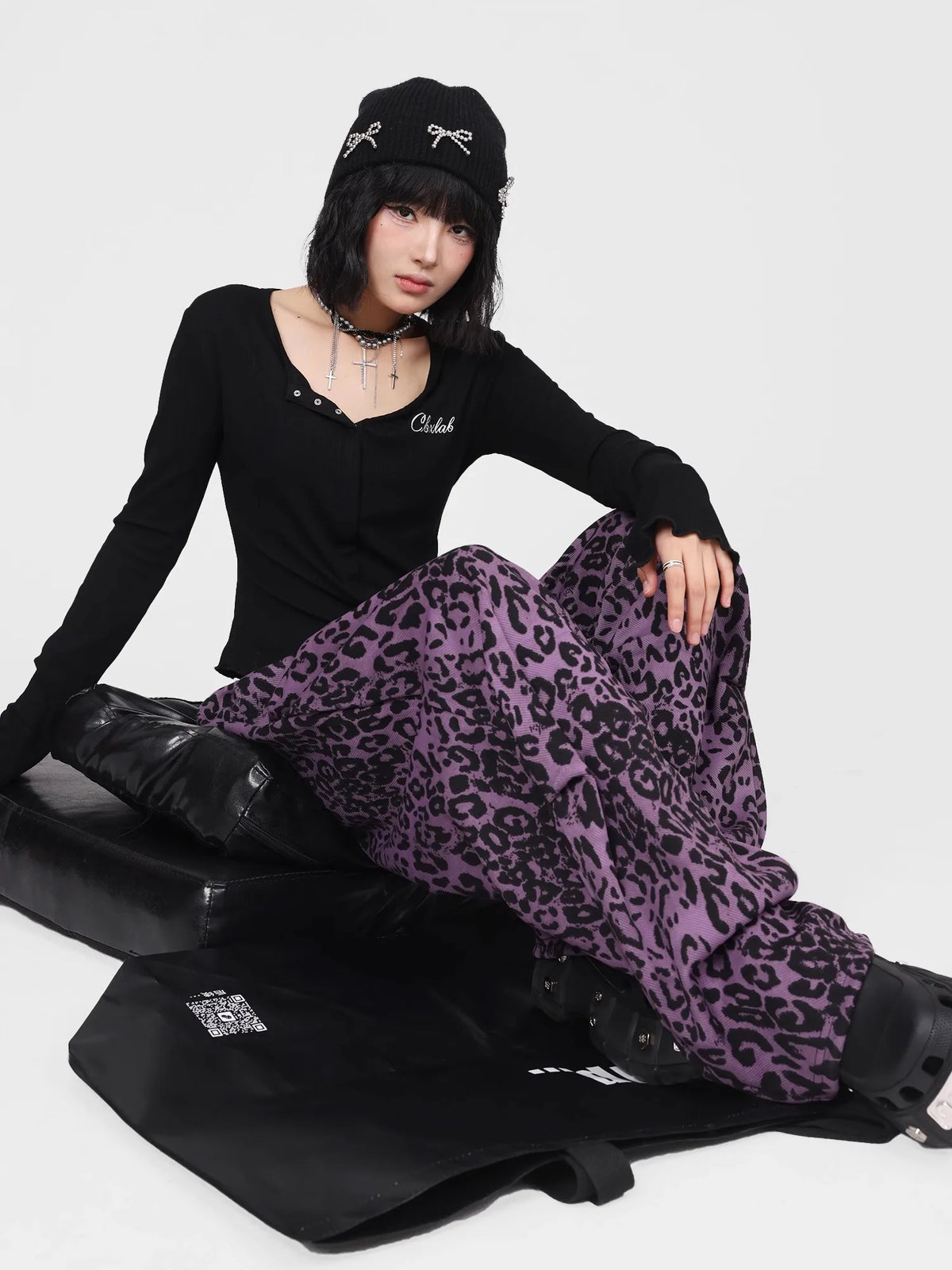Leopard StreetWare Print Paratrooper Pants