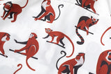 Colorful Cute Monkey Graphic Beach Shirt