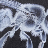 Oversized Vintage Black Washed Bee Microscope T-Shirt