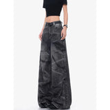 American Style Retro High Vintage Workwear Jeans