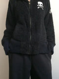 Gothic Lamb Wool Cross Skull Sweater