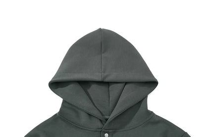 Long-lasting Gothic Printed Loose Hooded Sweatshirt