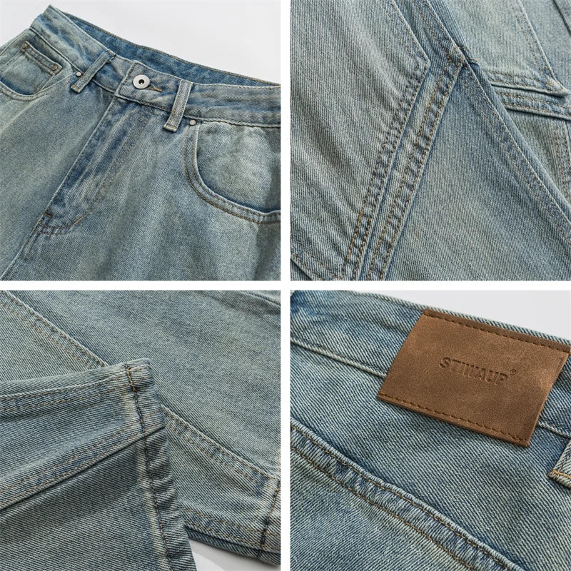 Y2k Rivet Pocket Jeans