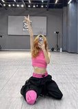 Streetwear High Waist Wide Leg Jogger
