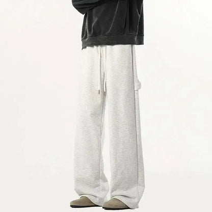 Elastic Waist Korean Style Men's Pants