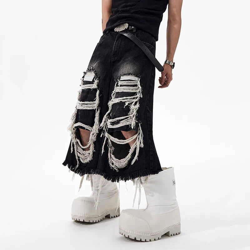 Vintage American Style Worn Out Jorts