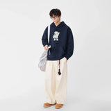 Long-lasting Robot Print Casual Hoodie