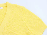Sweet Versatile V-Neck Knitted Cardigan