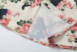 Streetwear Black Cat Floral Cool Button-Up Shirt