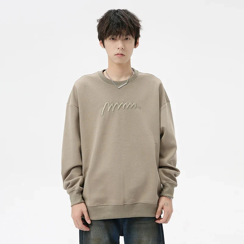 Modern Solid Color Sweatshirt