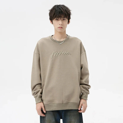 Modern Solid Color Sweatshirt